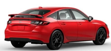 Honda Civic 11th Gen Hatchback Type R Style 2 Tone Rear Spoiler Wing Gloss Black Red Blue White 2022 Plus
