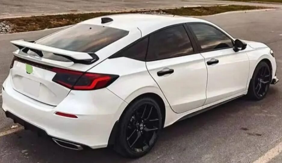 Honda Civic 11th Gen Hatchback Type R Style 2 Tone Rear Spoiler Wing Gloss Black Red Blue White 2022 Plus