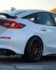 Honda Civic 11th Gen Hatchback Type R Style 2 Tone Rear Spoiler Wing Gloss Black Red Blue White 2022 Plus