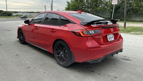 Honda Civic 11th Gen Hatchback Type R Style 2 Tone Rear Spoiler Wing Gloss Black Red Blue White 2022 Plus