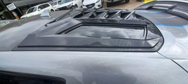 Ford Mustang S550 (2015–2023) Lamborghini-Style Rear Windscreen Louvers – Premium Carbon Finish - Image 8