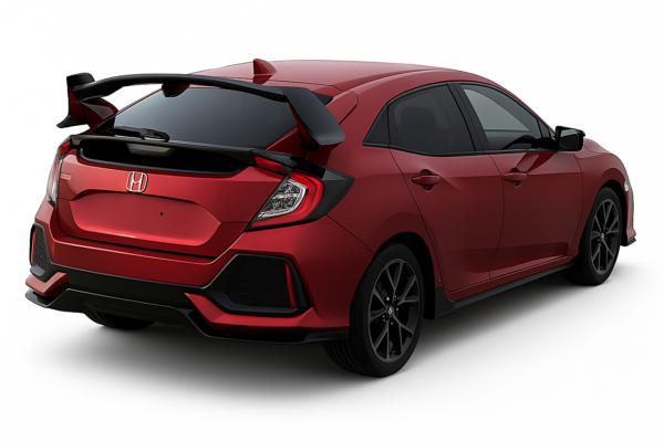 Honda Civic 10th Gen Hatchback Type R-Style Spoiler – Gloss Black - Image 13