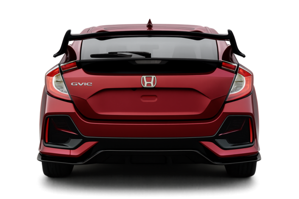 Honda Civic 10th Gen Hatchback Type R-Style Spoiler – Gloss Black - Image 2
