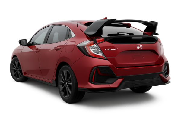 Honda Civic 10th Gen Hatchback Type R-Style Spoiler – Gloss Black - Image 8