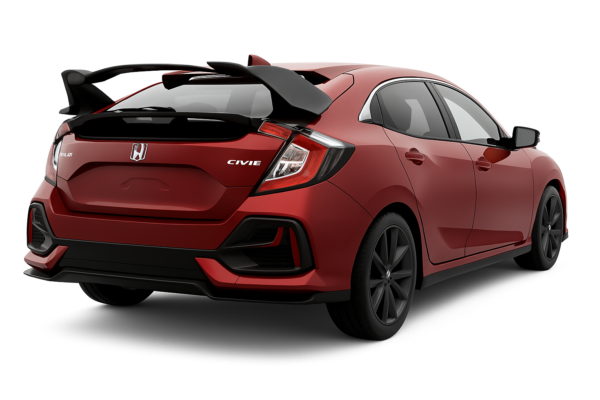 Honda Civic 10th Gen Hatchback Type R-Style Spoiler – Gloss Black - Image 9
