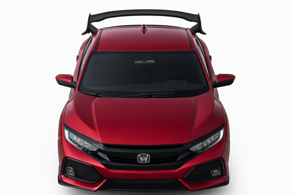 Honda Civic 10th Gen Hatchback Type R-Style Spoiler – Gloss Black - Image 11