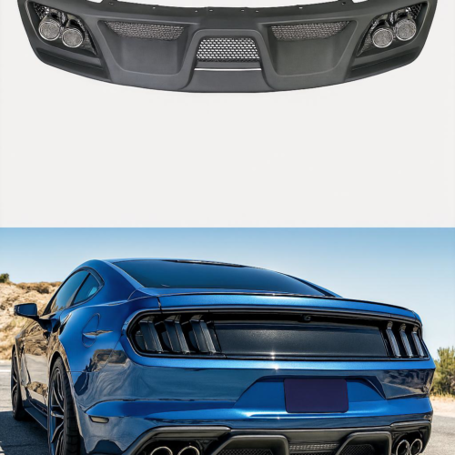 Ford Mustang GT500 FN (2015–2017) Rear Bumper Diffuser – Aggressive GT500 Styling