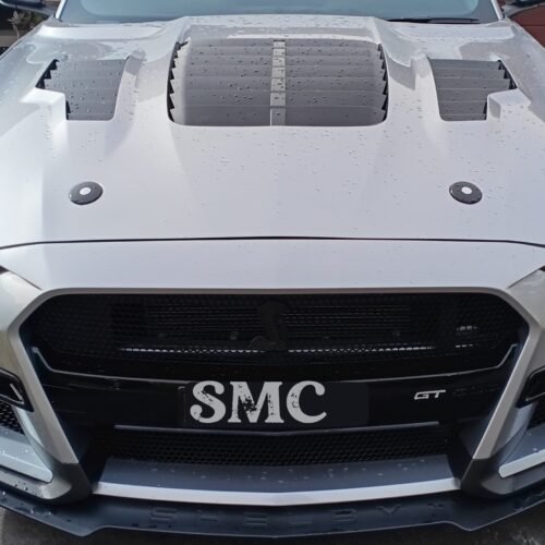 Ford Mustang S550 FN Series (2018–2023) KR Style Aluminium Front Bonnet – 3 Functional Vents