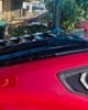 Ford Mustang S550 2015-2023 Lamborghini Style Rear Window Louver Gloss Black - Real Install