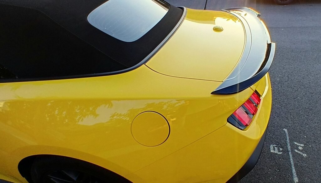 Ford Mustang S650 Blad Spoiler Real Install side View