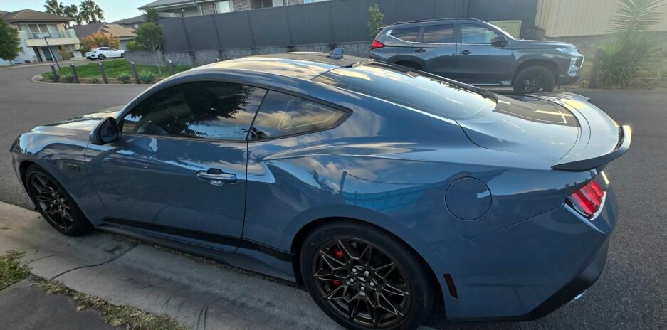 Ford Mustang S650 Blad Spoiler Real Install side View