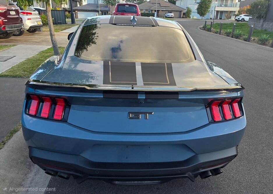 Ford Mustang S650 Blad Spoiler Real Install side View
