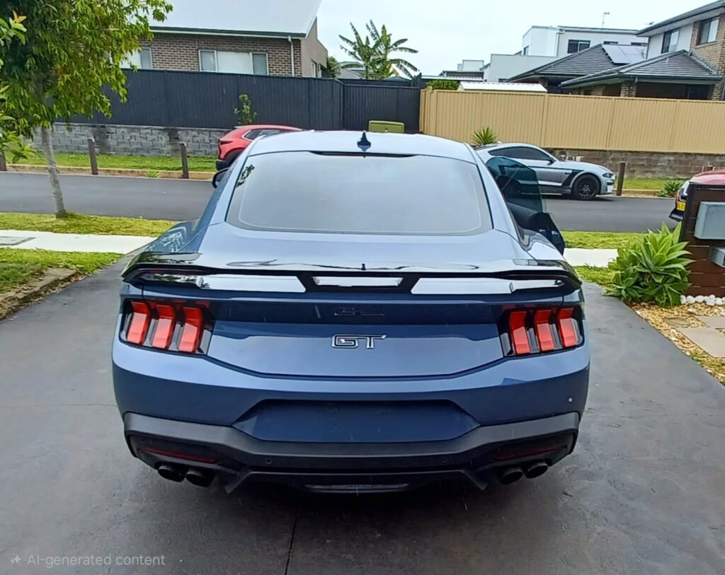 Ford Mustang S650 Performance Spoiler Installed