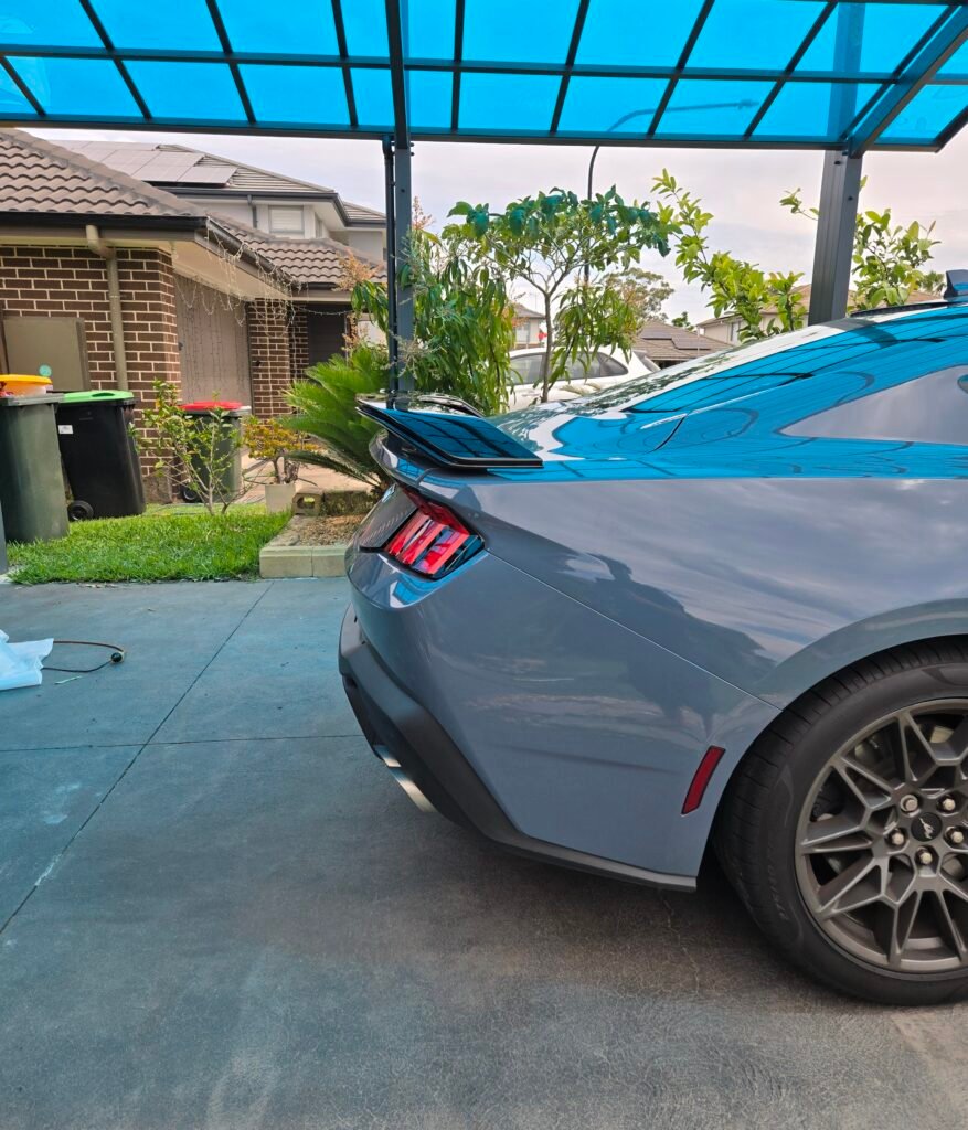 Ford Mustang S650 Performance Spoiler Installed