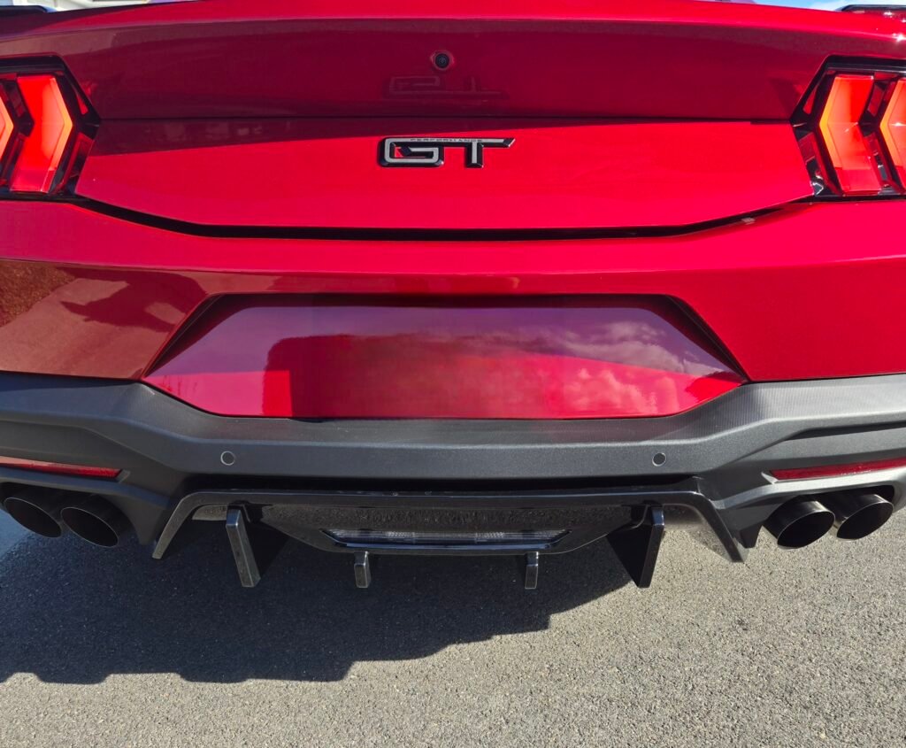 Ford Mustang S650 Rear Bumper Diffuser Real Install Picture