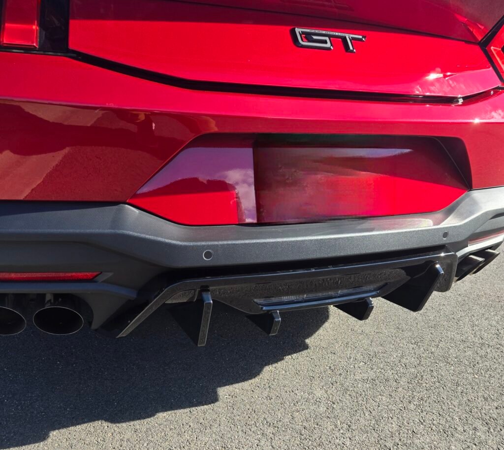 Ford Mustang S650 Rear Bumper Diffuser Real Install Picture