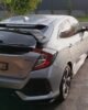 Honda Civic 10th Gen Hatchback TypeR Spoiler Real Install Side Angle