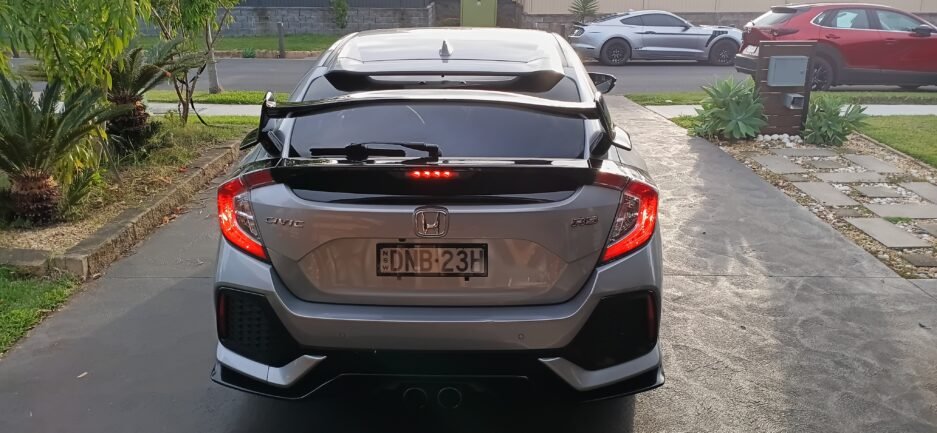 Honda Civic 10th Gen Hatchback TypeR Spoiler Real Install
