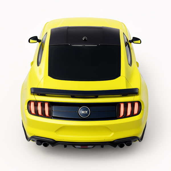 Ford Mustang S550 2015–2023 Performance Pack Rear Spoiler – Gloss Black - Image 12