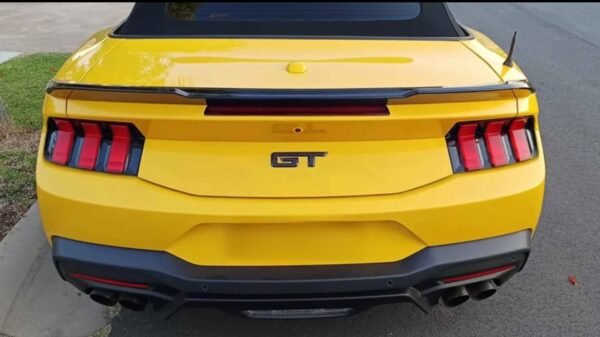 Ford Mustang S650 2024+ Blade Spoiler – Gloss Black Finish - Image 11