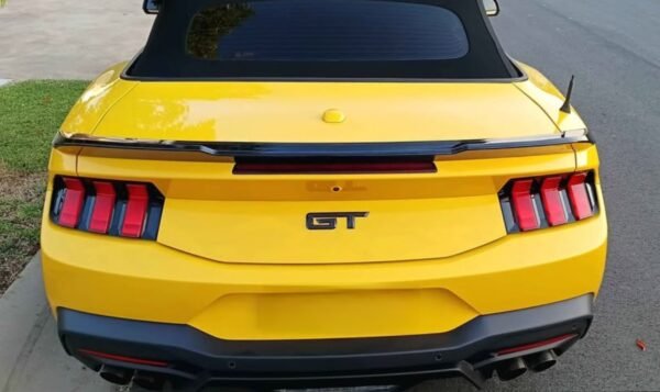 Ford Mustang S650 2024+ Blade Spoiler – Gloss Black Finish - Image 3