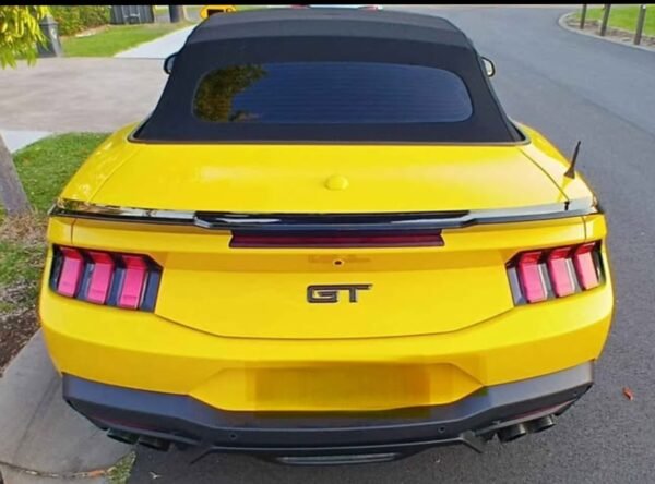 Ford Mustang S650 2024+ Blade Spoiler – Gloss Black Finish - Image 6
