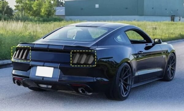 Ford Mustang Tail Light Covers – Smoked Finish (Set of 6) - Image 5