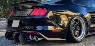 Ford Mustang 2018–2023 Rear Bumper Diffuser – Economical Upgrade