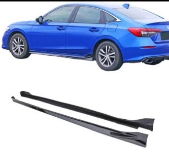 Honda Civic 11th Gen Side Skirts – Sporty Style (Gloss Black)