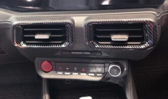 Ford Mustang S650 (2024+) Center AC Vents Trim – Carbon Fiber Style (Pair)