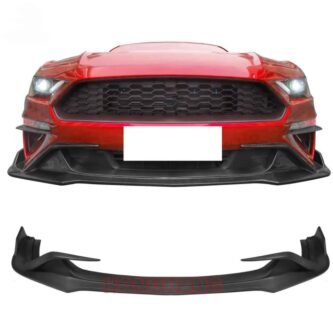 Ford Mustang S550 FN Series (2018–2023) Front Bumper Lip – Gloss Black