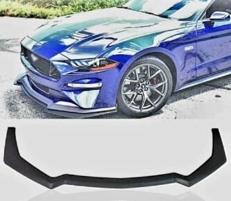 Ford Mustang S550 FN Series (2018–2023) Front Bumper Lip / Splitter – Carbon Fiber Style