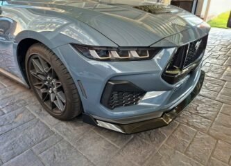 Ford Mustang S650 2024+ Front Bumper Lip, gloss Black