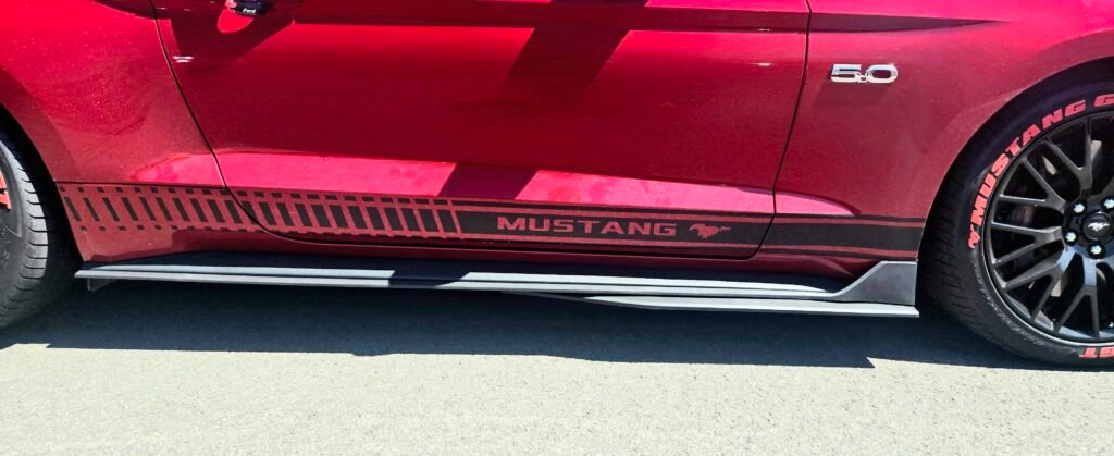 Ford-Mustang-S550-2015-2023-Side-Skirts-Real-Install