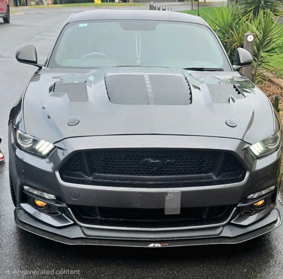 Ford-Mustang-S550-FM-2015-2017-GT500-Shelby-KR-Style-Bonnet-Real-Install