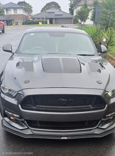 Ford-Mustang-S550-FM-2015-2017-GT500-Shelby-KR-Style-Bonnet-Real-Install