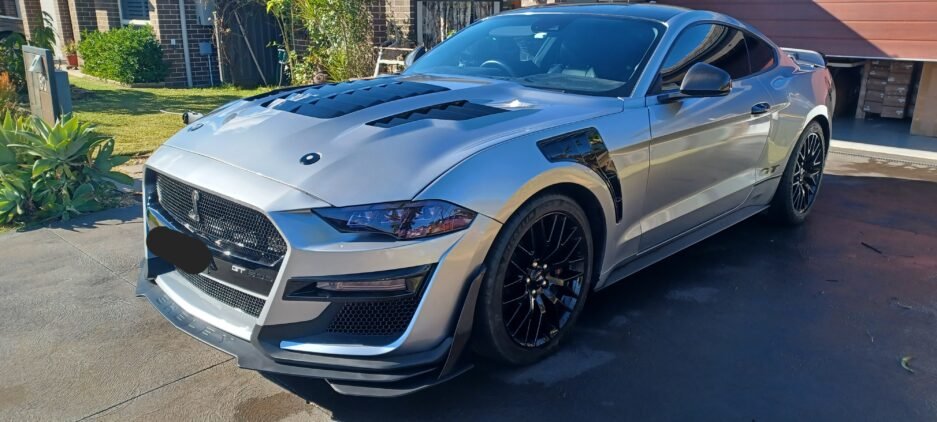 Ford-Mustang-S550-FN-2018-2023-GT500-Shelby-KR-Bonnet-Real-Install