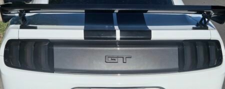 Ford Mustang S550 Decklid Panel with GT Badge Real install