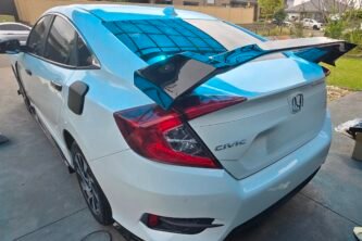 Honda Civic 10th Gen Sedan Type R Spoiler Installed Picture