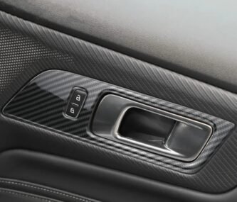 2016-2023 S550 Ford Mustang carbon finish door handle trim