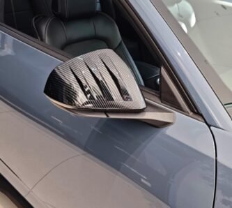 Ford Mustang S650 (2024+) Mirror Covers – Carbon Style / Gloss Black