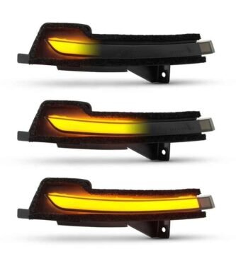 Ford Mustang LED sequential mirror blinkers, S550 2015-2023