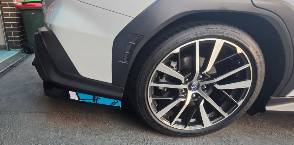 Subaru WRX VB 2022+ Rear Bumper Diffuser Gloss Black Real Install