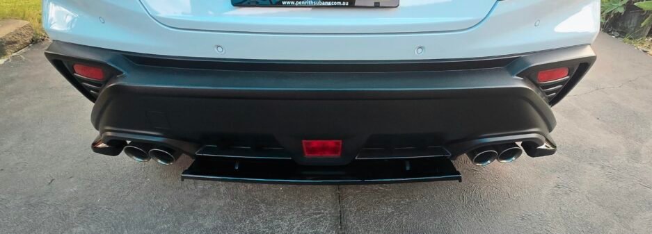 Subaru WRX VB 2022+ Rear Bumper Diffuser Gloss Black Real Install