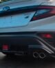 Subaru WRX VB 2022+ Rear Bumper Diffuser Gloss Black Real Install