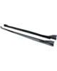 Honda Civic 11th Gen Side Skirts Sporty Style Gloss Black 2022 Plus Sedan Hatchback