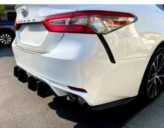 Toyota Camry TRD rear spoiler 2018 installed black