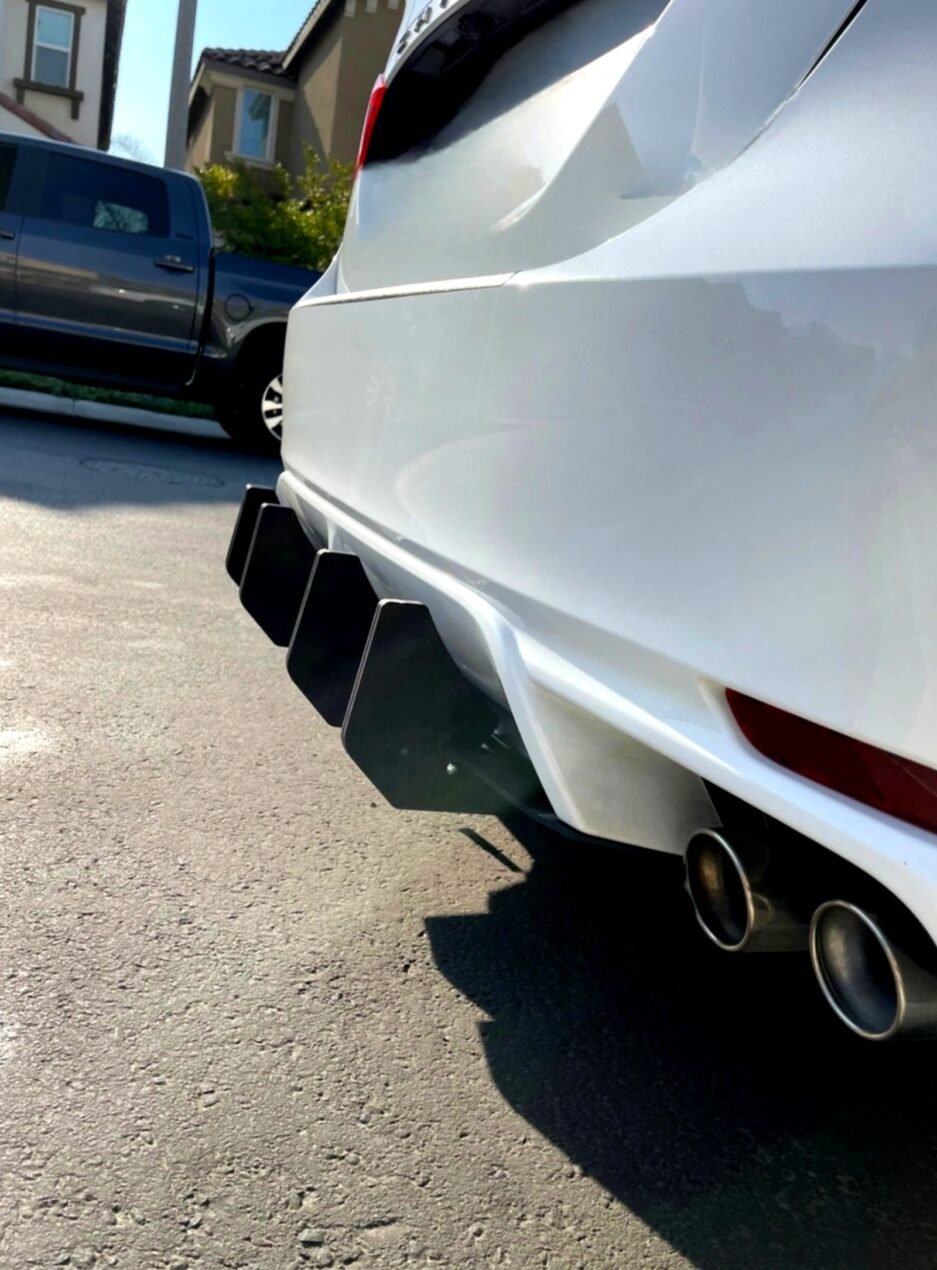 Toyota Camry TRD rear spoiler 2018 installed black