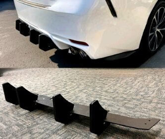 Toyota Camry TRD rear spoiler 2018 installed black