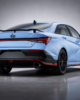 Hyundai i30 Sedan CN7 gloss black OEM style boot spoiler
